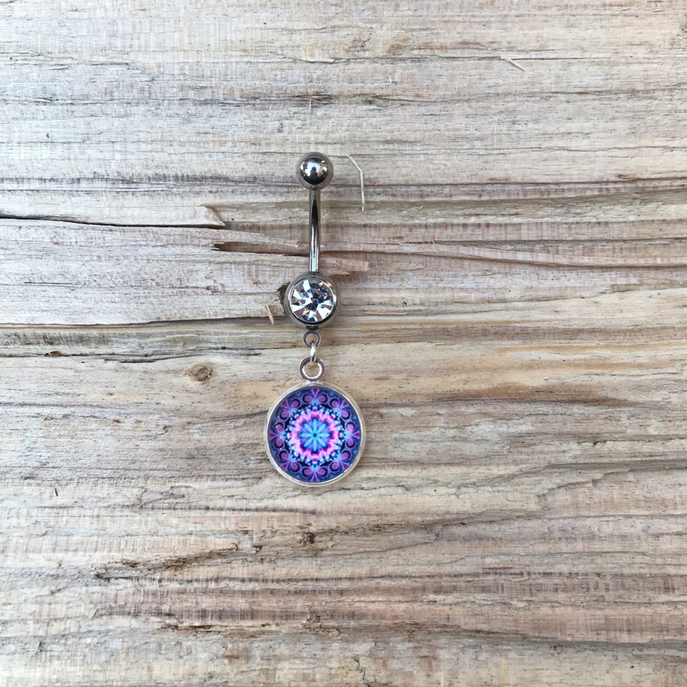 Mandala Belly Button Ring‎
